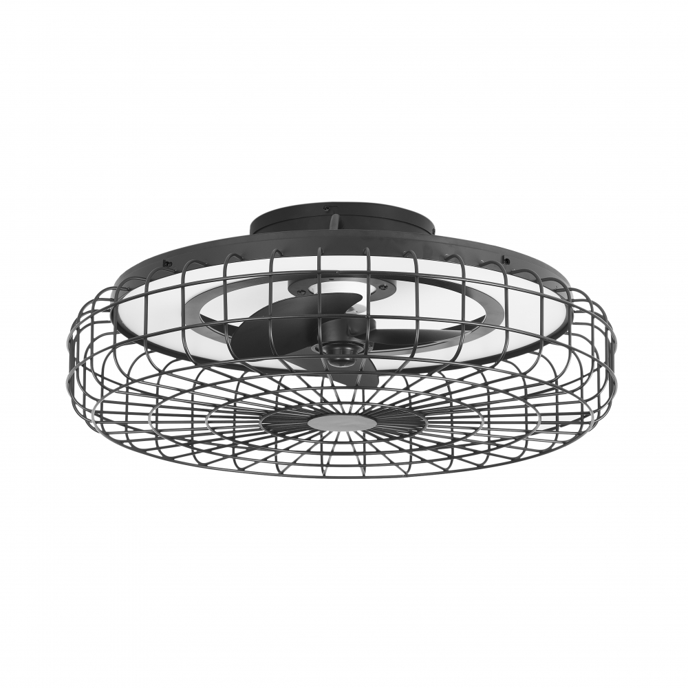 VE-0028-NEG<br>Merak<br>Ventilateur LED 30,2W TW 2700-6000K